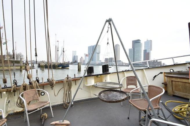 Hausboot Holland 21 Personen Rotterdam - Terrasse